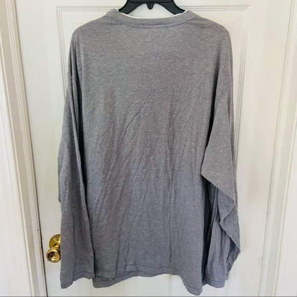 ROUNDTREE & YORKE soft wash gray long sleeve men’s shirt size 3XB - Picture 2 of 6